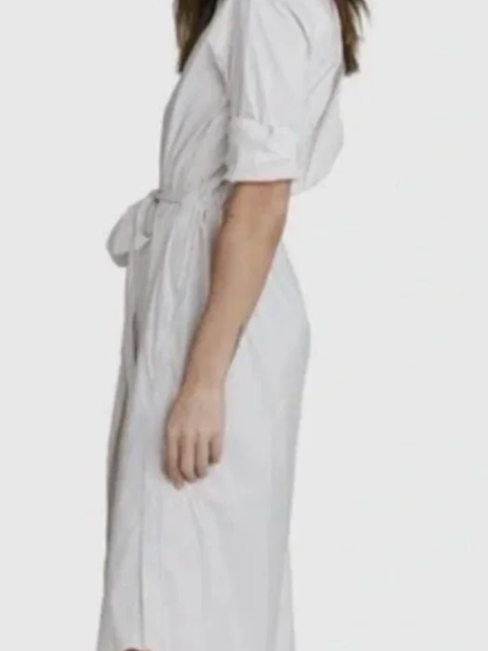 Kit + Ace White Button Down Dress